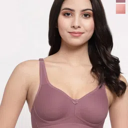College Girl Pack of 2 Full Coverage Lightly Padded Minimizer Bra With All Day Comfort-11