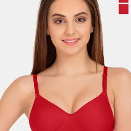 Tweens Pack Of 2 Medium Coverage Cotton Non Padded T-Shirt Bra All Day Comfort-picture-39