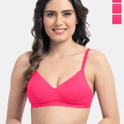 Tweens Pack Of 3 Full Coverage Lightly Padded Cotton Bra All Day Comfort-image-7