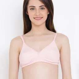 Clovia Pink Bra Full Coverage Lightly Padded-picture-21