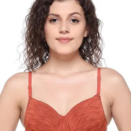 SONA Medium Coverage Lightly Padded Cotton T-shirt Bra With All Day Comfort-picture-32