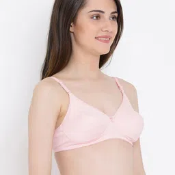 Clovia Pink Bra Full Coverage Lightly Padded image 5
