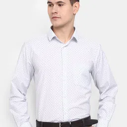 J White by Vmart Men Classic Printed Formal Cotton Shirt-image-56