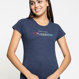 FEMEA  Typography Printed Cotton T-shirt-picture-24