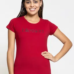 FEMEA Typography Printed Cotton T-shirt-11