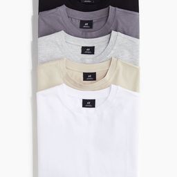 H&M 5-Pack Regular Fit T-Shirts-picture-34