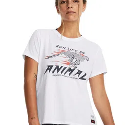 UNDER ARMOUR Run Like Animal Printed Relaxed-Fit T-Shirt-image-50