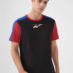 Reebok Classics App Colourblocked Slim-Fit Pure Cotton T-Shirt-image-36