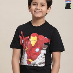 Kids Ville Pack Of 3 Avengers Printed Pure Cotton T-Shirts-image-51