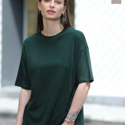 TITTLI Pack Of 2 Oversized Longline Pure Cotton T-shirts-image-66