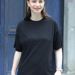 TITTLI Pack Of 2 Oversized Longline Pure Cotton T-shirts-image-71