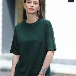 TITTLI Pack Of 2 Oversized Longline Pure Cotton T-shirts-image-67