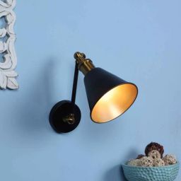 Elvira Black Iron Wall Light | E27 holder | without Bulb | Eliante by Jainsons Lights-picture-22