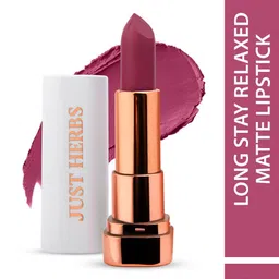 Just Herbs Long Stay Relaxed Matte Lipstick - 4.2 ml - 23 Violet Whisper-52