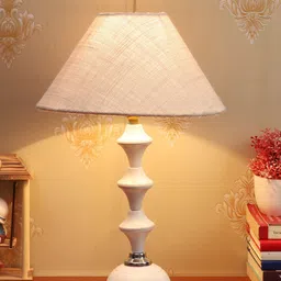 Foziq White Textured Table Lamps-32