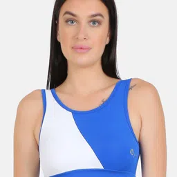 N-Gal Colourblocked Full Coverage Anti Odour Workout Bra with All Day Comfort-20
