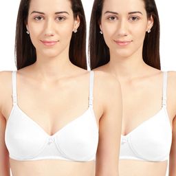 Sonari Pack of 2 White T-shirt Bras - Lightly Padded-43