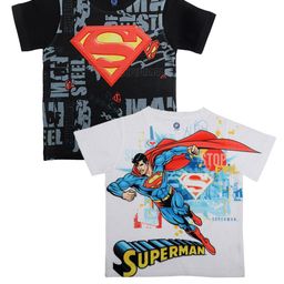YK Justice League Boys 2 Superhero Printed Pure Cotton T-shirts-image-21