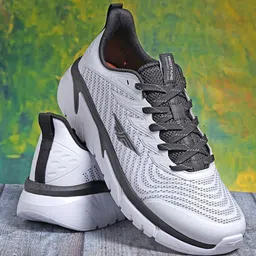 Red Tape Men White Mesh Walking Shoes image 5