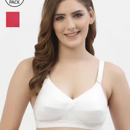 Floret Crossfit  Women White & Red Bra-48