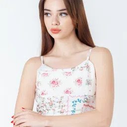 Zink London Floral Print Crop Top-image-42
