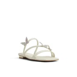 Aldo White Synthetic Flats-picture-48