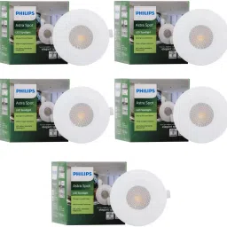 Astra Spot 2-Watt LED Spotlight for Display Cutout:35mm Warm White, Pack of 5 Ceiling Light Ceiling Lamp-23