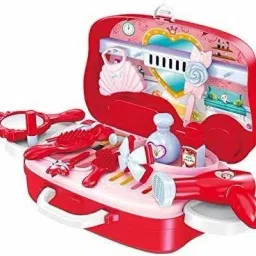 Carry Along Beauty Set Toy with Briefcase and Accessories-image-49