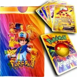 crazybuy Pokemon New Series 3D Flash Shining V, VMAX, GX, EX, Basic Cards For Kids(55pcs) image 3
