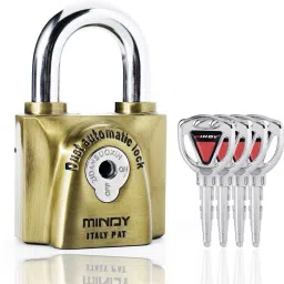 60mm Heavy Duty Lock Warehouse Waterproof Keyed Padlock Top Security Lock Lock-image-53