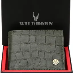 Men Casual Green Genuine Leather Wallet - Mini-image-33