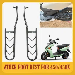 DAZZRIDE Aluminium Ladies/Passanger Foot Rest For Ather 450, 450 Plus and 450x Foot Rest-13