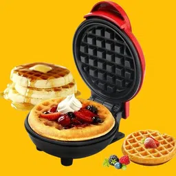 juggaris Compact Belgian Waffle Iron – Non-Stick Waffle Maker-picture-3