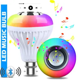 Pick Ur Needs Music Bluetooth LED Light Bulb Colourful Built-in Audio Speaker Music Player 12 W Bluetooth PA Speaker-3
