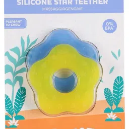 Super Soft Teether 2 months Plus Blue & Yellow Teether-21