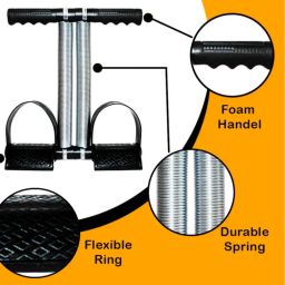 Tummy Trimmer with Double Spring for Burn Calories & Tone Muscles_aa Ab Exerciser-image-38