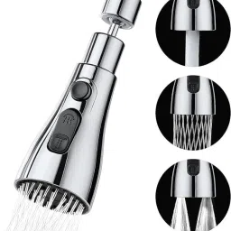 360 Degree Movable Faucet Aerator Infinity 3 Mode Faucet Dual Flow Aerator Faucet Nozzle-7