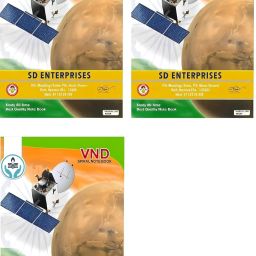 A4 Spiral Notebook, Unruled Plain Pages, 75 GSM Paper with Ball Pen (Pack of 3) A4 Notebook Unruled plain 200 Pages-image-40