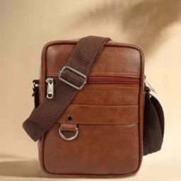 Tan Men Sling Bag Men sling bag,hand bag for boys,tablet bag, new stylish bag for men-image-116