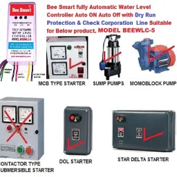 BeeSmart Fully Automatic water Level Controller ,With Dry Run Protection, Model BEEWLC-5 Wired Sensor Security System image 4