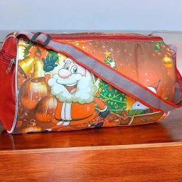 13 L Hand Duffel Bag - Duffle Bag for Kids, Sports Bag for Boys & Girls. Christmas Return Gifts - Red - Regular Capacity-image-45