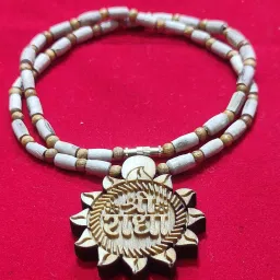 Original Tulsi kanthi with Shri Radha locket Wood Chain-image-15