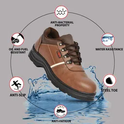 ozarro Steel Toe Leather Safety Shoe-picture-26
