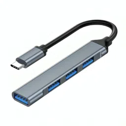 Henture USB Hub Type C to 4 USB-A Ports Compatible for PC, MacBook, Mobile 3.0 USB Hub-18