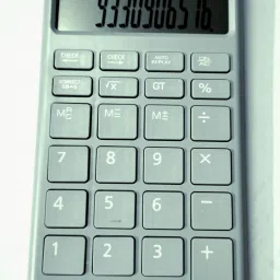 obprit High Quality Attaractive Look Big HD Display Multi-Tasking Office Home Shop 2WAY POWER CHECK & CORRECT REAL SOLAR Button Battery Soft key Portable POCKET BasicCalculator image 4