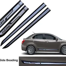 Car door side chrome line beading for Swift Dzire car set of 4 piece (5m) Car Beading Roll For Door-26