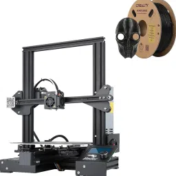 Creality Upgraded Ender 3 with Original With Black PLA 3D Printer-1