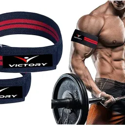 Power Biceps Strong Elastic Workout Biceps Straps for Heavy Lifting Wrist Support-17