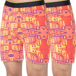 Pack of 2 Micromodal Underwear Soft & Breathable Printed Men Boxer-image-2
