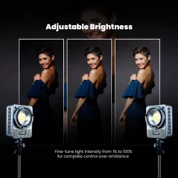 Hiffin HF-250 PRO Wonder Series 250W LED Studio Light | CCT 2700K-6500K | App Control 17800 lx Camera LED Light image 2